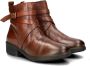 Nelson leren enkellaarzen cognac - Thumbnail 3