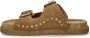 Nelson suède slippers beige - Thumbnail 8
