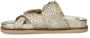 Nelson leren slippers goud - Thumbnail 8