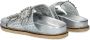 Nelson leren slippers zilver - Thumbnail 5