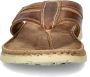 Nelson leren teenslippers cognac - Thumbnail 3