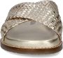 Nelson leren slippers goud - Thumbnail 7