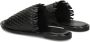 Nelson leren slippers zwart - Thumbnail 5