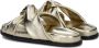 Nelson leren slippers goud - Thumbnail 6
