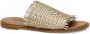Nelson leren slippers goud - Thumbnail 5