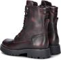 Nelson gevoerde leren veterboots bordeaux - Thumbnail 4