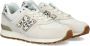 New Balance 574 V1 sneakers dierenprint offwhite blauw Ecru Suede 34.5 - Thumbnail 8