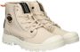Palladium PAMPA UNDERLAYER Volwassenen Half-hoge schoenen Wit beige - Thumbnail 14