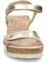 Panama Jack Julia leren sandalen goud - Thumbnail 5