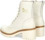 Panama Jack Waterdichte witte leren dameslaars Beige Dames - Thumbnail 8