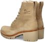 Panama Jack Stijlvolle Veterschoenen met Hakken Beige Dames - Thumbnail 14