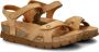 Panama Jack Platte Sandalen met Plakband Brown Dames - Thumbnail 9