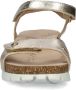 Panama Jack Sulia Shine leren sandalen goud - Thumbnail 6