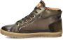 Pikolinos leren sneakers donkergroen - Thumbnail 4