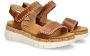 Pikolinos Palma leren sandalen cognac - Thumbnail 5