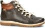 Pikolinos leren sneakers donkergroen - Thumbnail 4