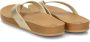 Reef Cushion Courttan Champagne Dames Slippers Bruin Goud - Thumbnail 8
