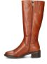 Regarde le ciel Moira gevoerde leren laarzen cognac - Thumbnail 4