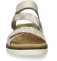 Remonte Beige Goud Sandaal met Klittenbandsluiting - Thumbnail 10