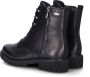 Remonte Zwarte Leren Veterboots Dames Zwart - Thumbnail 3
