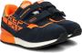 Replay Shoot Kid 6 Sneakers Leren Sneaker Jongens Blauw - Thumbnail 10