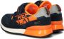 Replay Shoot Jr11 Sneakers Jongens Leren Sneaker Blauw - Thumbnail 11