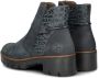 Rieker Stijlvolle leren enkellaarzen Blauw Dames - Thumbnail 43