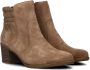 Rieker Taupe Suède Dames Enkellaars Brown Dames - Thumbnail 13