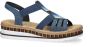 Rieker sandalen blauw - Thumbnail 5