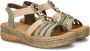 Rieker Mintgroene Sandaal met Kralen en Plateauzool Multicolor Dames - Thumbnail 15