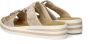 Rieker -Dames roze-goud metallic slippers & muiltjes - Thumbnail 10