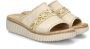 Rieker Slippers beige Textiel Dames - Thumbnail 9