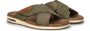 Rieker Slippers zomer schoen strand schoen slippers huisschoen met klittenband - Thumbnail 11