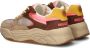 Scotch & Soda dames sneaker SCotch&Soda celest beige en koraal suède - Thumbnail 6