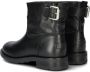 SHABBIES Enkelboots Dames Alyd Maat: 36 Materiaal: Leer Kleur: Zwart - Thumbnail 6