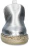 SHABBIES Espadrilles Dames Elche Lofa Metallic Maat: 37 Materiaal: Leer Kleur: Zilver - Thumbnail 13