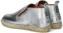 SHABBIES Espadrilles Dames Elche Lofa Metallic Maat: 37 Materiaal: Leer Kleur: Zilver - Thumbnail 12