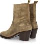 Shabbies Amsterdam Shabbies Julie Ankle Boot Enkellaarsjes Enkelboots met rits Dames Beige - Thumbnail 9
