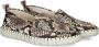 Shabbies Amsterdam Nova Lofa dames espadrille Zwart wit - Thumbnail 2