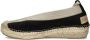 SHABBIES Espadrilles Dames Palma Kimono Maat: 37 Materiaal: Canvas Kleur: Zwart - Thumbnail 12