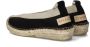 SHABBIES Espadrilles Dames Palma Kimono Maat: 39 Materiaal: Canvas Kleur: Zwart - Thumbnail 12