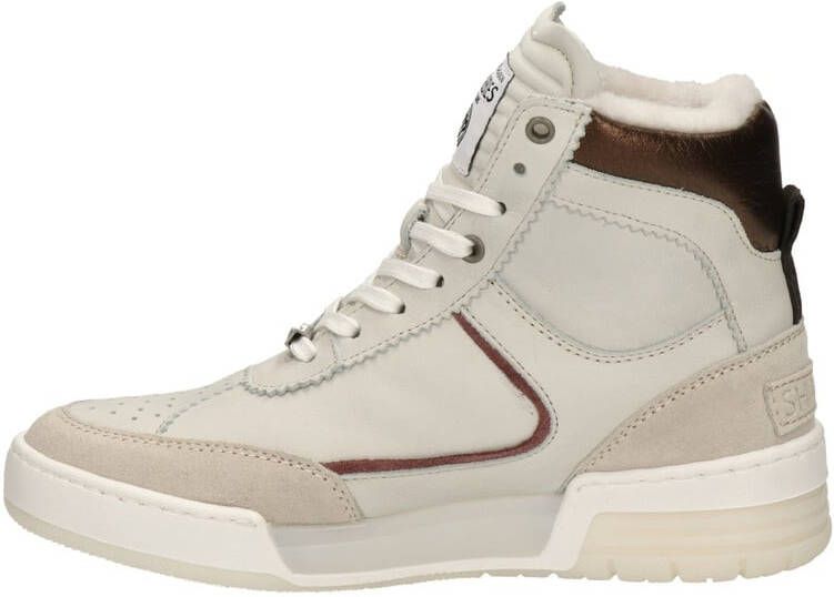 Shabbies Amsterdam White Rose hoge sneakers - Foto 3