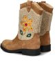 Shoesme suède cowboylaarzen beige Bruin Meisjes Suede Bloemen 28 - Thumbnail 15
