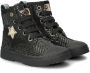 Shoesme leren veterboots zwart zilver Meisjes Leer All over print 27 - Thumbnail 10