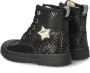 Shoesme leren veterboots zwart zilver Meisjes Leer All over print 27 - Thumbnail 11