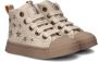 Shoesme Sh25w030 Sneakers Meisjes Leren Sneaker Beige - Thumbnail 2