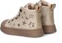 Shoesme Sh25w030 Sneakers Meisjes Leren Sneaker Beige - Thumbnail 3