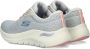 Skechers Arch Fit 2.0 Big League Dames Sneakers Lichtgrijs Mutlicolour - Thumbnail 11