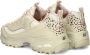 Skechers D'Lites Wildcats 150236-NTPK Vrouwen Beige Sneakers - Thumbnail 4