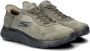 Skechers Go Walk Flex Hands Free Slip-In heren sneaker Kaki - Thumbnail 3